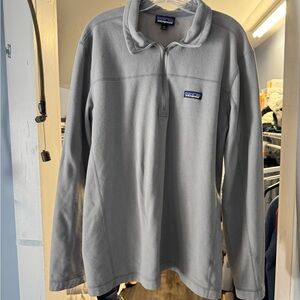 Patagonia WOMENS XL-Light Gray Fleece Jacket